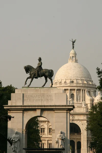 维多利亚纪念堂，加尔各答，印度 — 图库照片