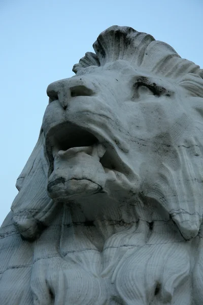 Löwenstatue - Victoria-Denkmal, Kalkutta, Indien — Stockfoto