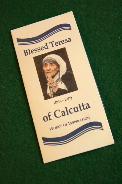 Матір Teresas цитати -, Колката, Індія — стокове фото