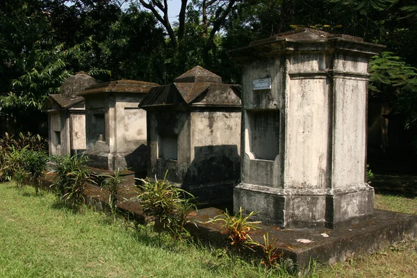 Park sokak mezarlığı, Kalküta, Hindistan — Stok fotoğraf
