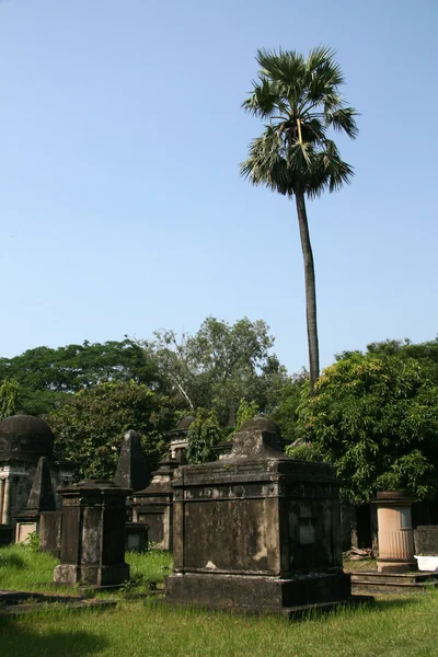 パーク ストリート墓地、コルカタ、インド — ストック写真