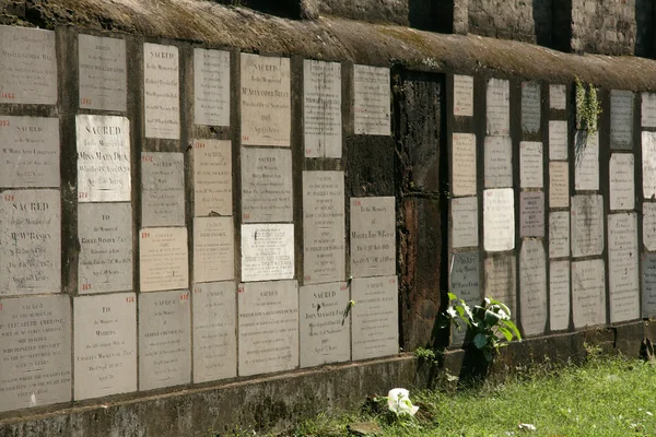 Park straat begraafplaats, kolkata, india — Stockfoto