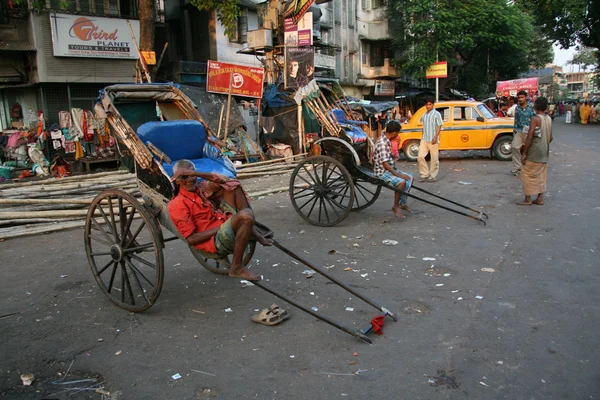 Pouliční život - Kalkata, Indie — Stock fotografie