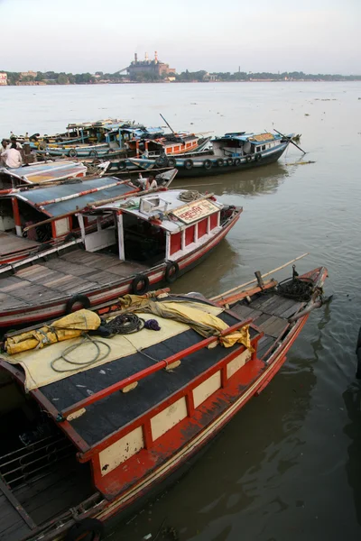 Река Хугли - Калькутта, Индия — стоковое фото