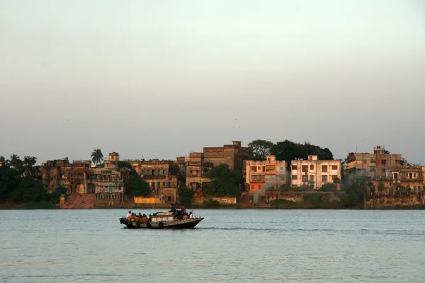 フーグリー川 - コルカタ、インド — ストック写真