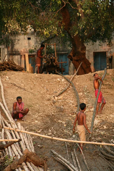 Fiume di Hooghly - kolkata, india — Foto Stock