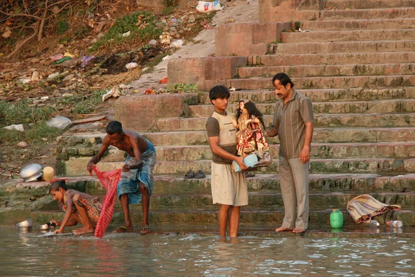 フーグリー川 - コルカタ、インド — ストック写真