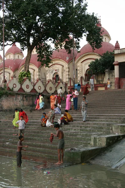 Dakshineshwar Kali Temple, Kolkata, Índia — Fotografia de Stock