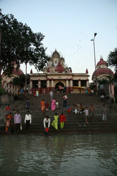 Dakshineshwar ναός kali, Καλκούτα, Ινδία — Φωτογραφία Αρχείου