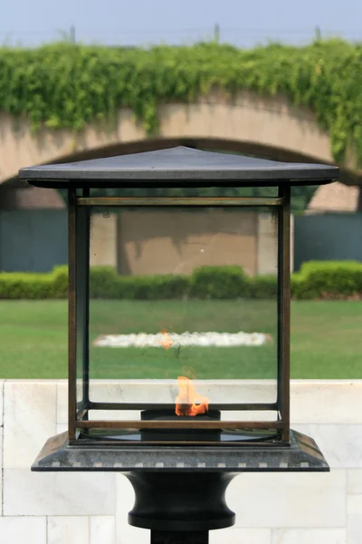 Eternal Flame - Raj Ghat, Delhi, India — Stock Photo, Image