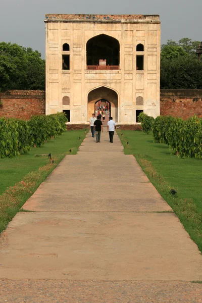 胡马雍陵墓，德里，印度 — 图库照片