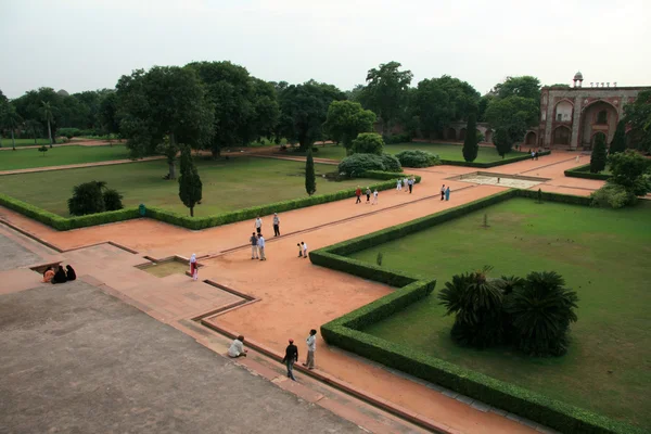 Гробниця Хумаюна, Делі, Індія — стокове фото