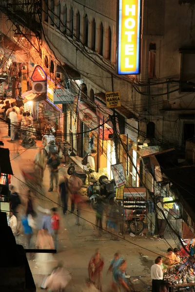 Město Dillí v noci, Indie — Stock fotografie
