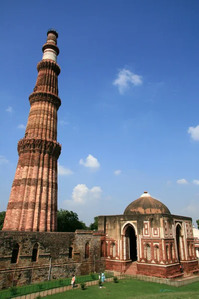 Qutb minar, delhi, Indie — Zdjęcie stockowe