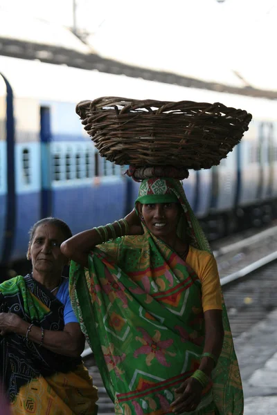 Indické železnice — Stock fotografie