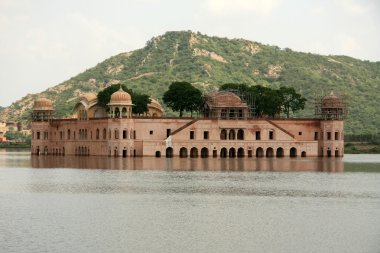 Eski sarayda Gölü - jaipur, Hindistan