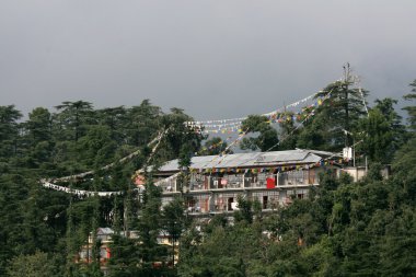 Home of the Dalai Lama - Mcleod Ganj, India clipart