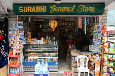 General Store - Vashisht, India clipart