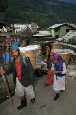 sokak hayatı - vashisht, Hindistan