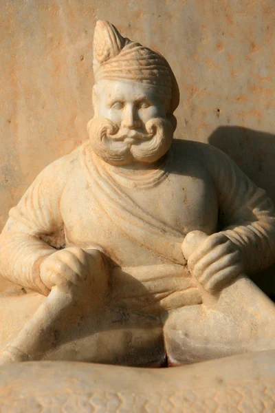 Oude man standbeeld - stadspaleis, jaipur, india — Stockfoto