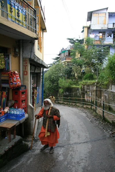 Old Religious Man - Mcleod Ganj, India — Stock Photo, Image