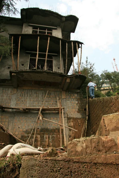Construction de maisons - Mcleod Ganj, Inde — Photo