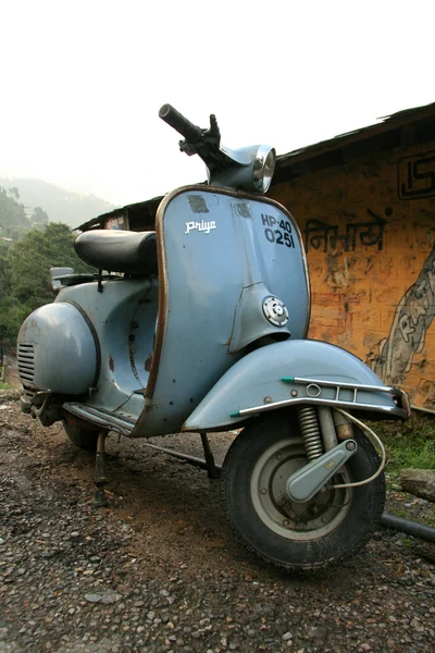 摩托车-麦克劳德杰根杰、 印度 — 图库照片