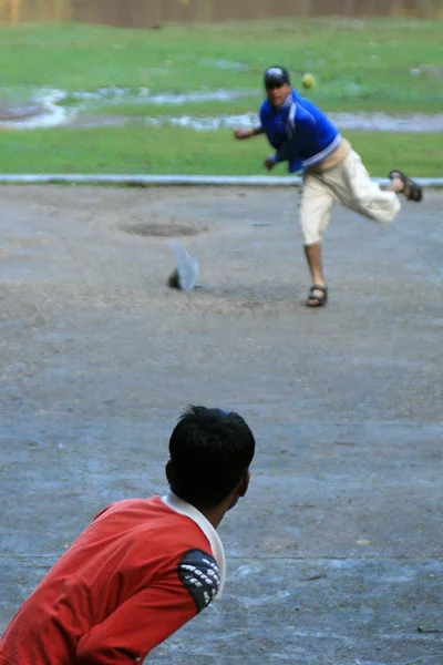 Jonge cricketers, india — Stockfoto