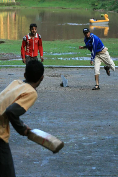 Young Cricketers, Индия — стоковое фото