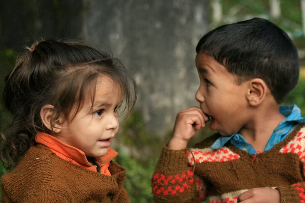 可爱的印度儿童 — 图库照片