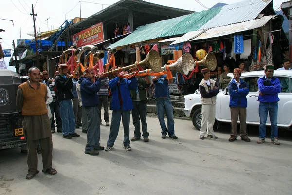 Traditional Performance - Vashisht, India — Stock Photo, Image