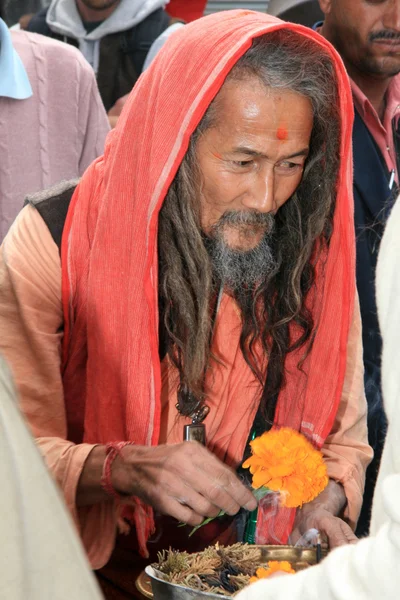 Άγιος άνθρωπος - vashisht ναός, Ινδία — Φωτογραφία Αρχείου