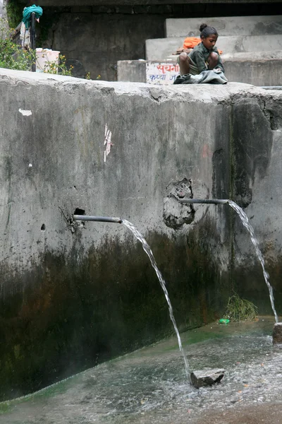 自然浴 - ヴァシシュト, インド — ストック写真