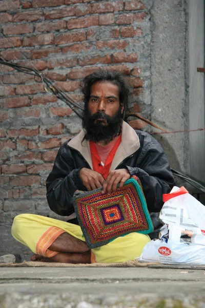 Making Hand Crafts - Vashisht, India — Stock Photo, Image