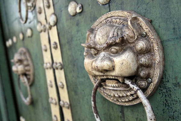 Rustik ahşap kapı — Stok fotoğraf