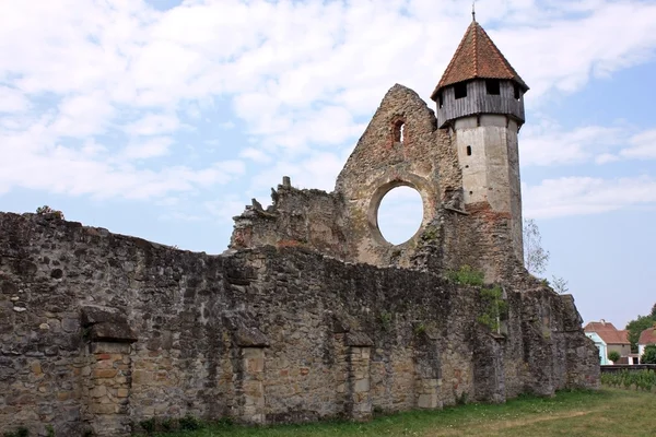 Zachowane ruiny cysterski kościół z Transylwanii — Zdjęcie stockowe