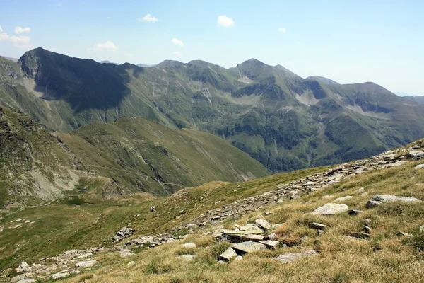 Horská krajina v pohoří Fagaras, Rumunsko — Stock fotografie