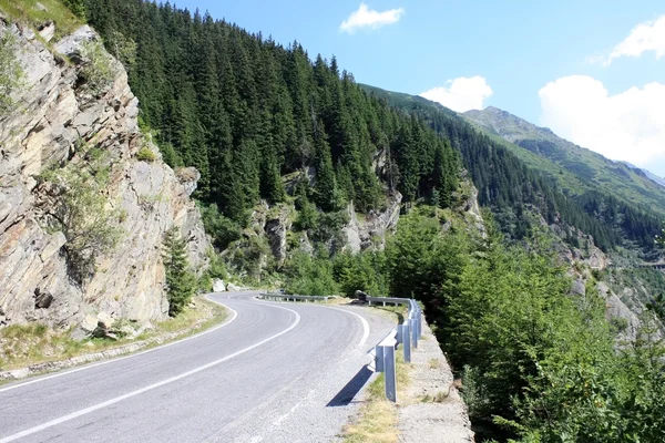 Scen från svår väg för transfagarasan, Rumänien — Stockfoto