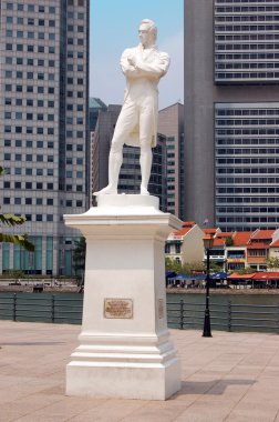 Singapore's City and Raffles clipart