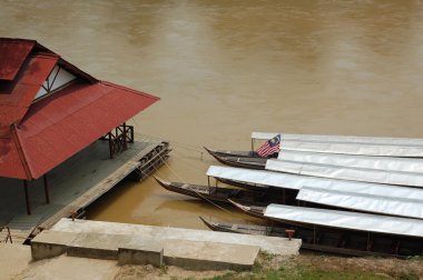 Taman Negara Jetty view clipart