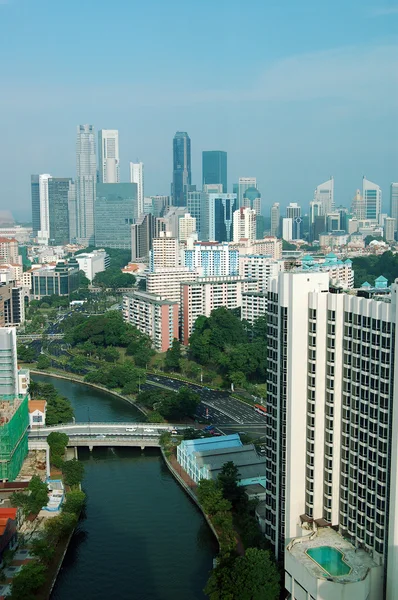 stock image Singapore City View