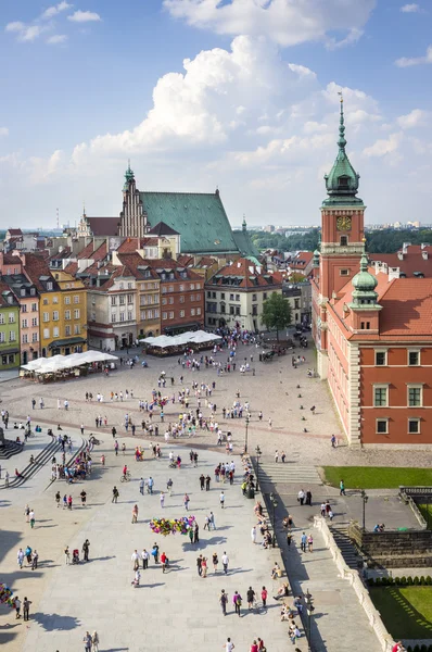 Vista panoramica del centro storico di Varsavia — Foto Stock