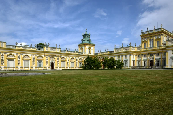在华沙，波兰皇家维拉诺夫宫 — 图库照片
