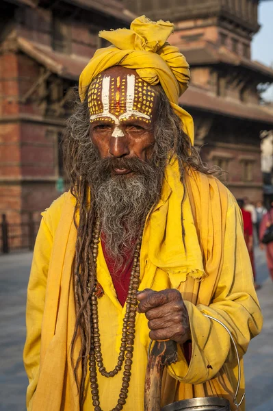 Monge ascético, Sadhu homem santo — Fotografia de Stock