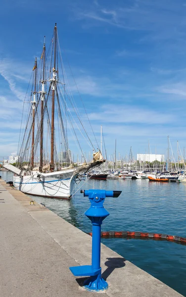 Port jachtowy w Barcelonie — Zdjęcie stockowe