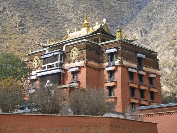 stock image Labrang Tibetan Buddhist Monastery in Xiahe