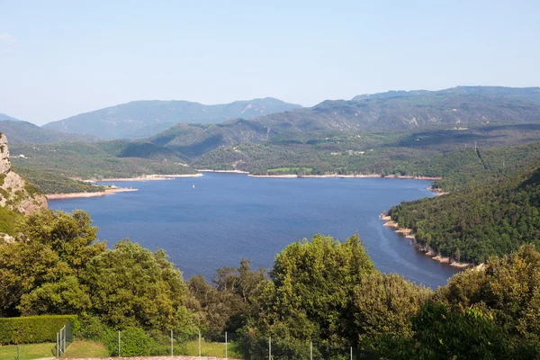 Lago perto de Vic, Catalunha — Fotografia de Stock