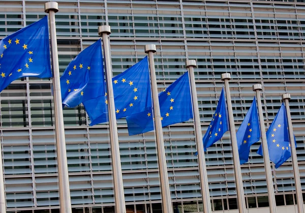 Banderas europeas — Foto de Stock