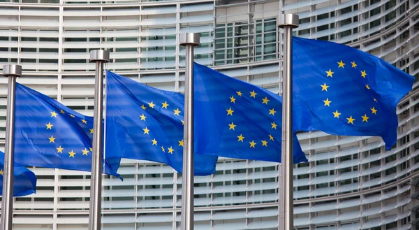 Europäische Flaggen — Stockfoto