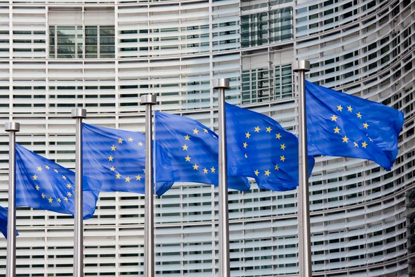 Europäische Flaggen — Stockfoto